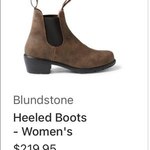 Blundstone Chelsea Boots Heeled